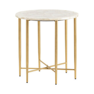 Tira Stone Top End Table