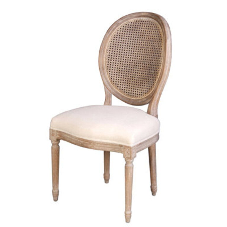 Pelaez 20 Wide Dining Chair with Cane Back