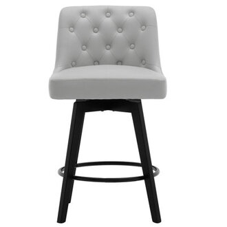 Eton Swivel Upholstered Wood Leg