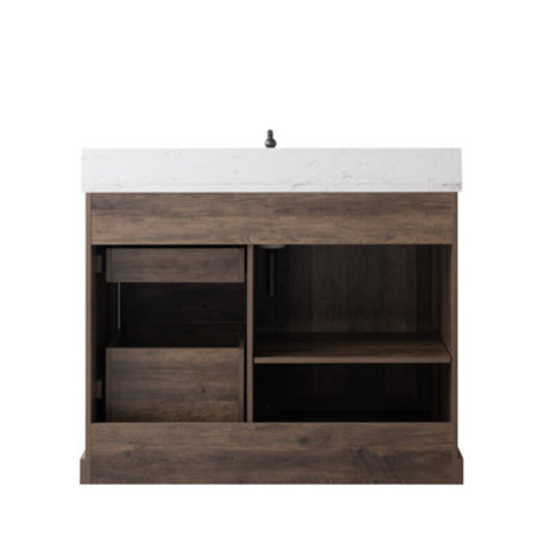 Cayden 42 Single Bathroom Vanity with Top