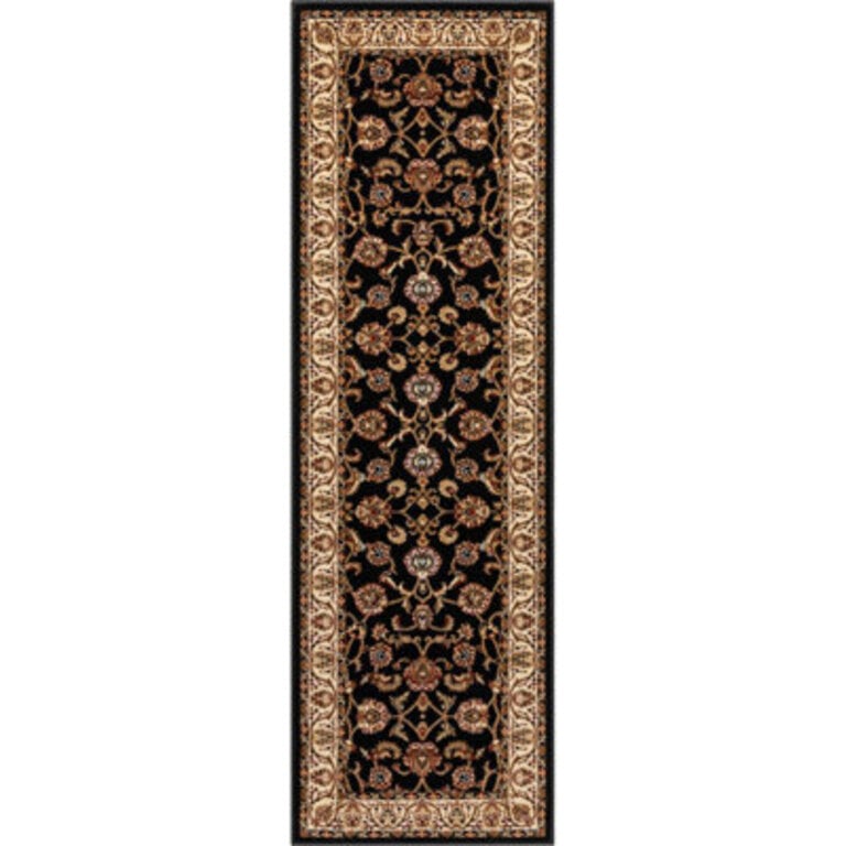 Belliere Sarouk Black Traditional Rug