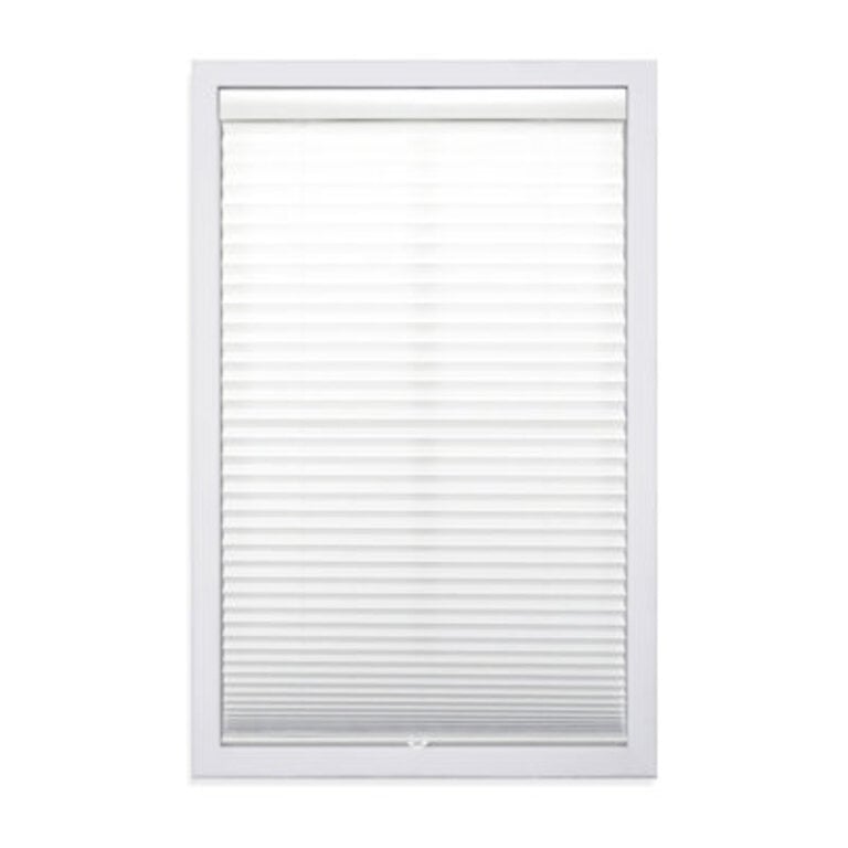 Coursey 1 inch Cordless Semi-Sheer Light Filtering Pleated Shade