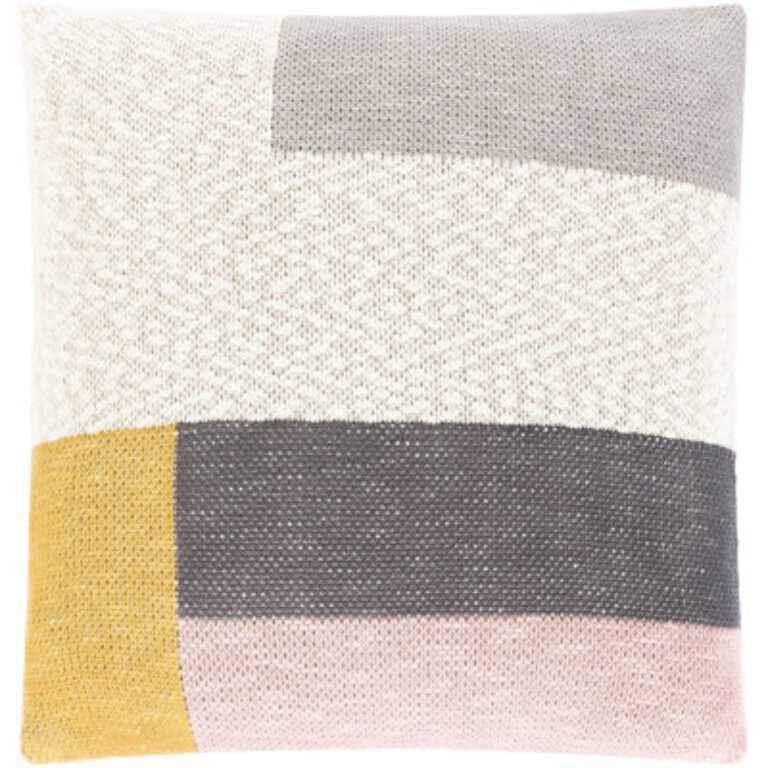 Coldham Square Cotton Pillow Cover  Insert