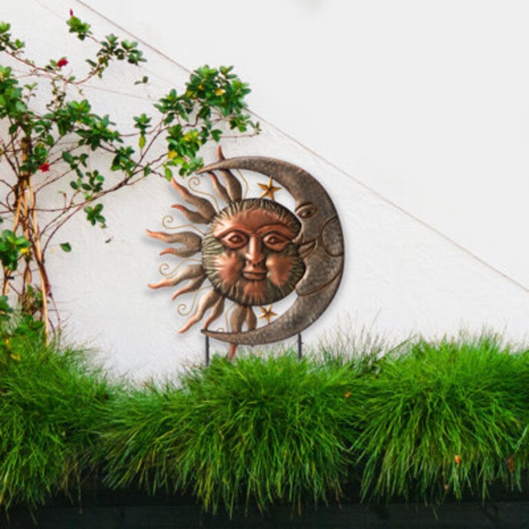 Deola Metal Astrology  Stars Garden Stake