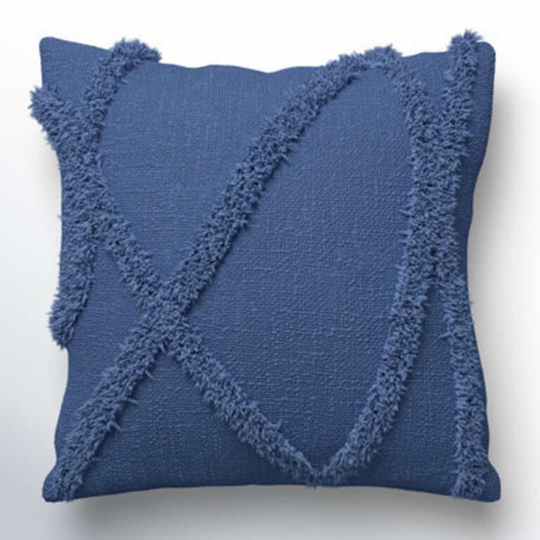 Britney Square Cotton Pillow Cover  Insert