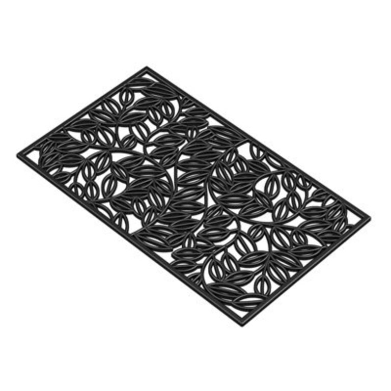 Miterrio Non-Slip Floral Indoor  Outdoor Doormat