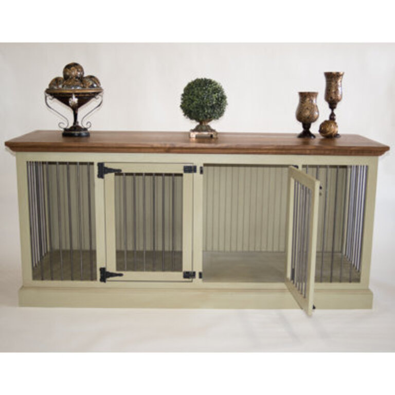 Damien Wood Furniture Style Crate with 2 Doors