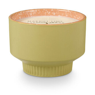 ILLUME Verde Ceramic Candle Black Pepper  Hemp