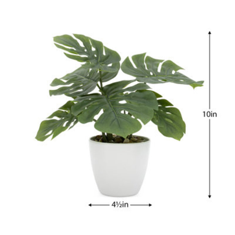 Monstera Faux Plant in Pot