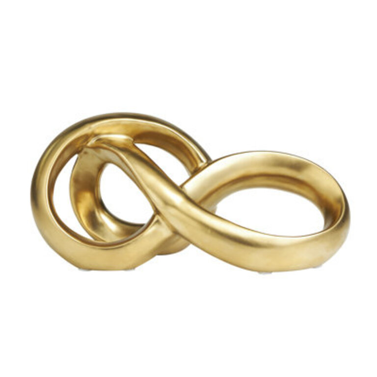 Reinoso Ceramic Infinity Loop Abstract Decorative Sculpture