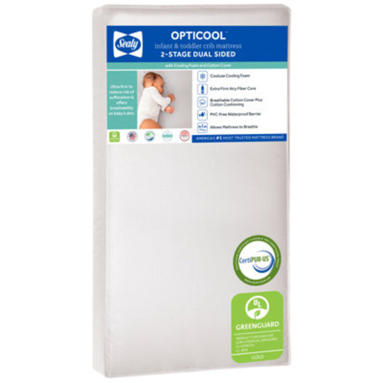Sealy OptiCool Baby Crib Mattress