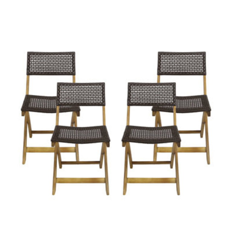 Rolston Outdoor Folding Dining Side Chairs