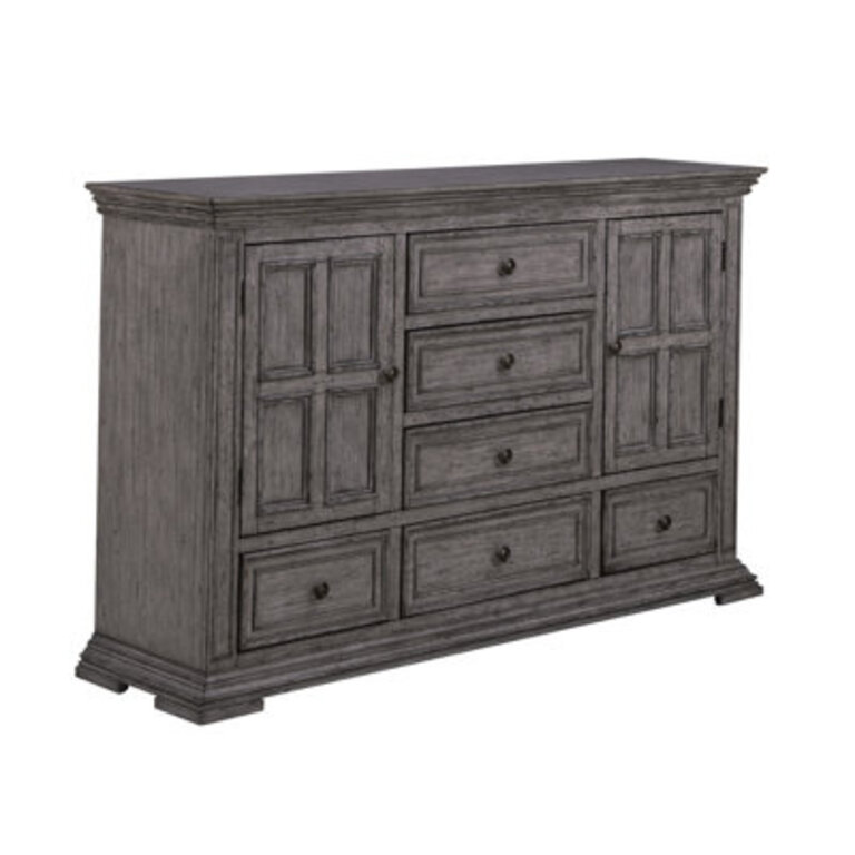 Temple Cloud 2 Door 6 Drawer Combo Dresser