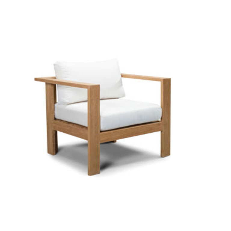 Sonoma Teak Outdoor Lounge Chair  Sunbrella Cushions Included