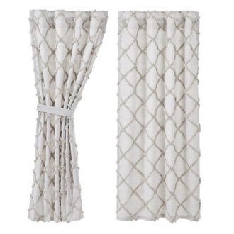 Azhar 100 Cotton Room Darkening Curtain Panel Pair