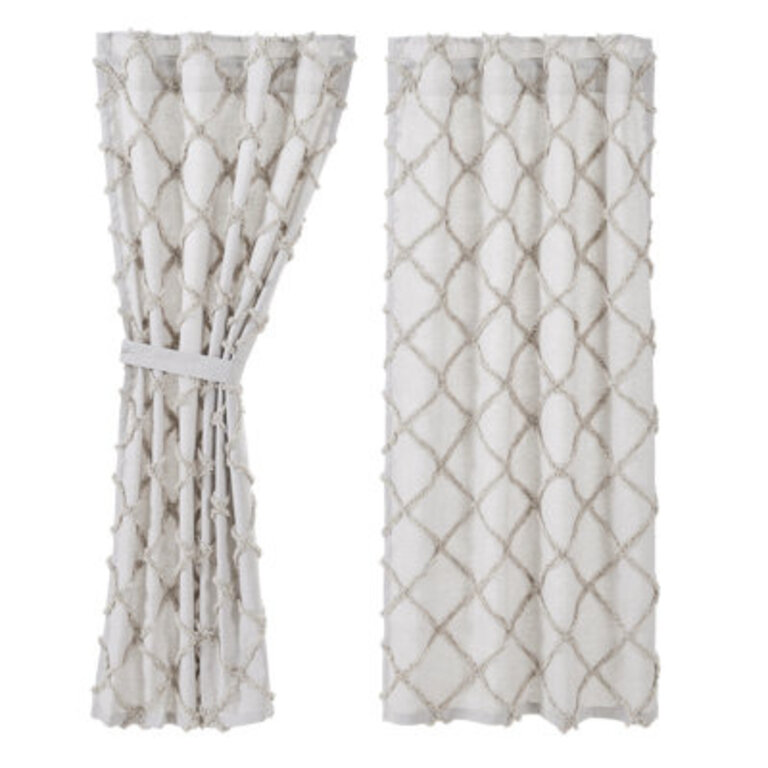 Azhar 100 Cotton Room Darkening Curtain Panel Pair