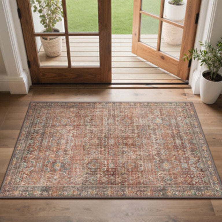 Vintage Machine Washable Performance Area Rug