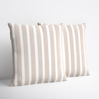 Cinder Outdoor Square Pillow Cover  Insert