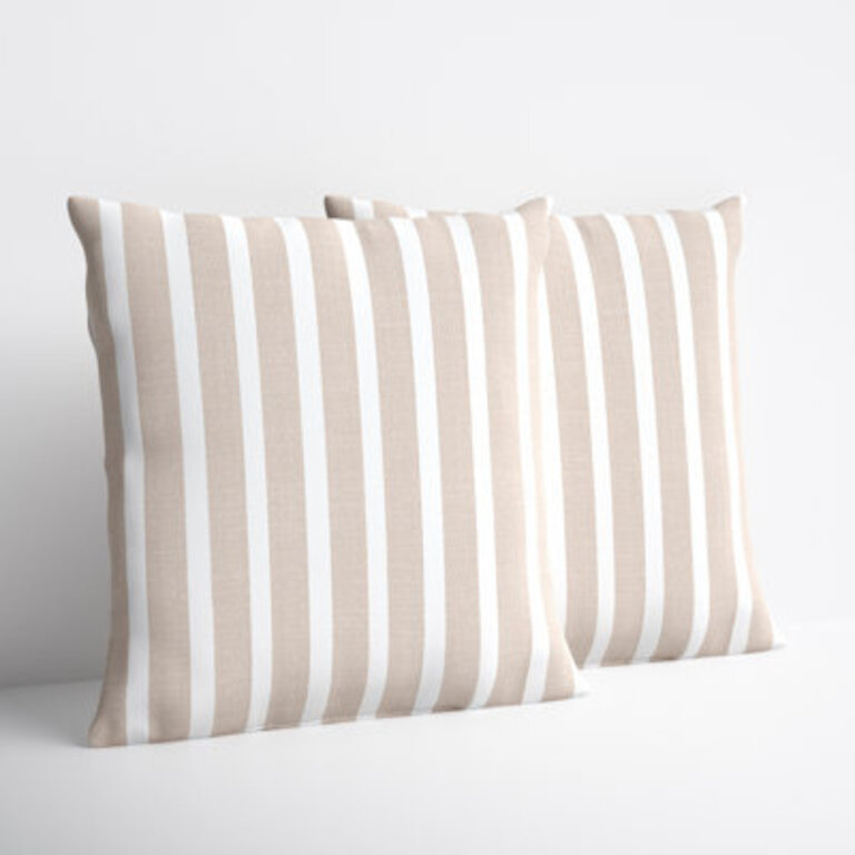 Cinder Outdoor Square Pillow Cover  Insert