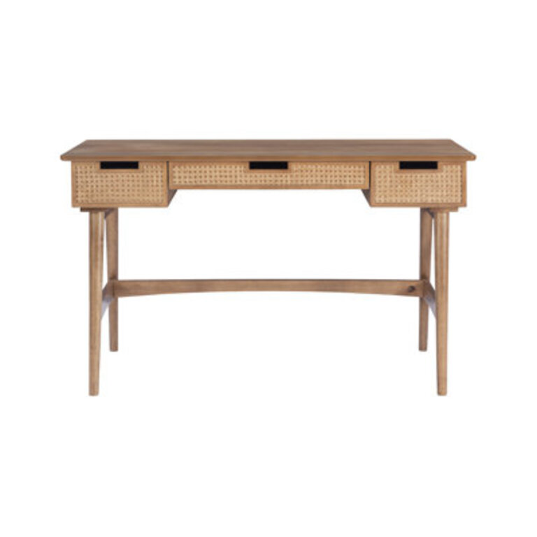 Tobage Cane Drawer Face Desk