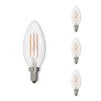 40 Watt Equivalent E12 Dimmable LED Candle Light Bulb