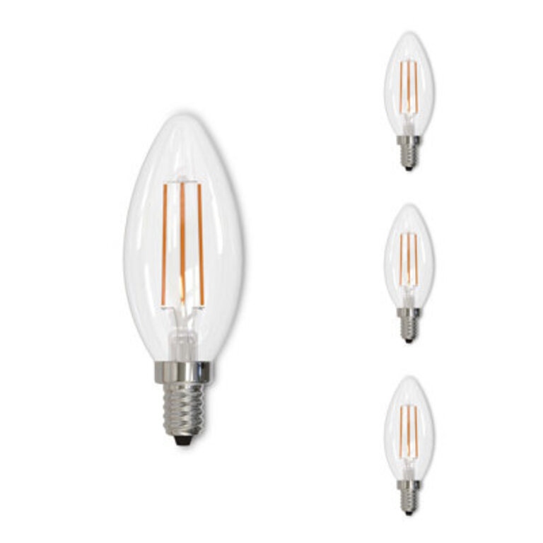 40 Watt Equivalent E12 Dimmable LED Candle Light Bulb