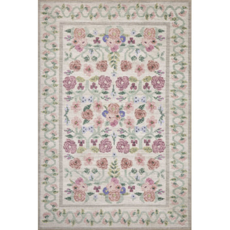 Rifle Paper Co x Loloi Rosa Ivory Area Rug