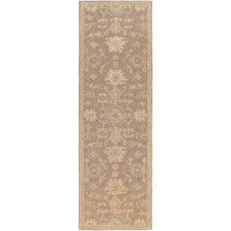 Gurusharan Oriental Hand-Tufted Wool TaupeBeigeBrown Area Rug