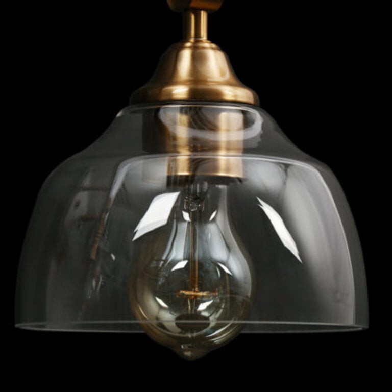 Aura 3- Light Dimmable CopperBlack Modern Vanity Light