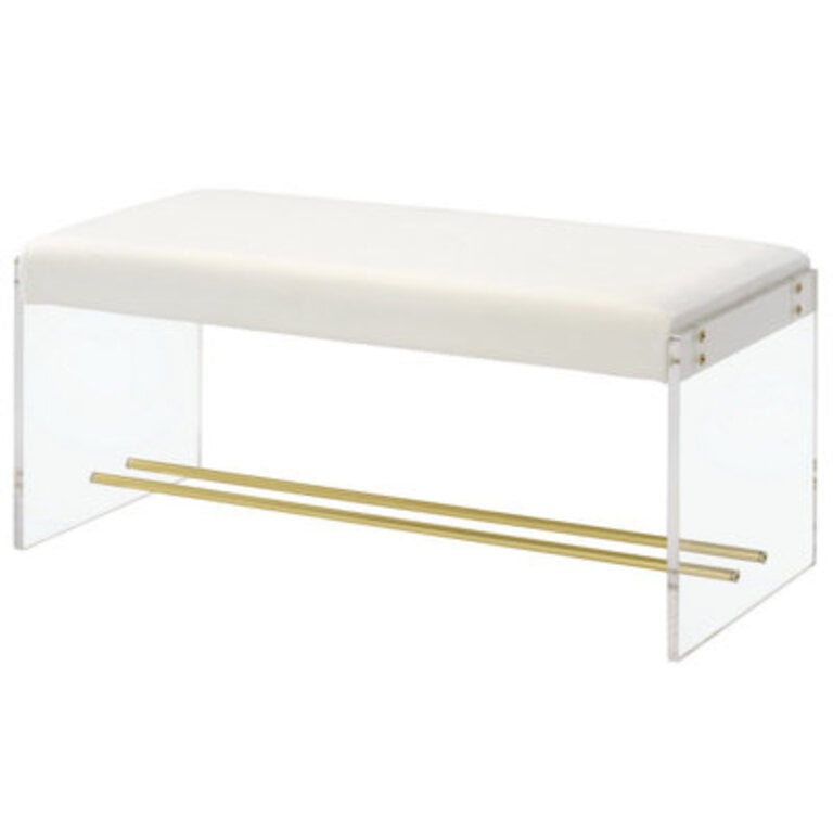 Rainer Polyester Blend Upholstered Bench