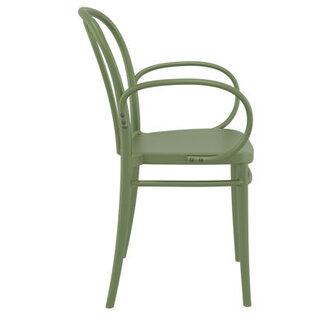 Farrah Stacking Patio Dining Armchair