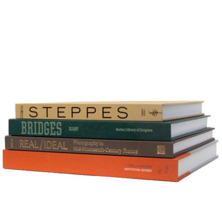 Decorative Books - Cabin Coffee Table Stack - 4 Brown and Orange Books