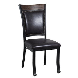 Luker 185 H Faux Leather Upholstered Side Chair