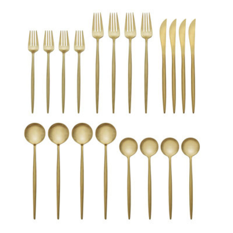 Skandia Zephyr Mirror 20 Piece Flatware Set