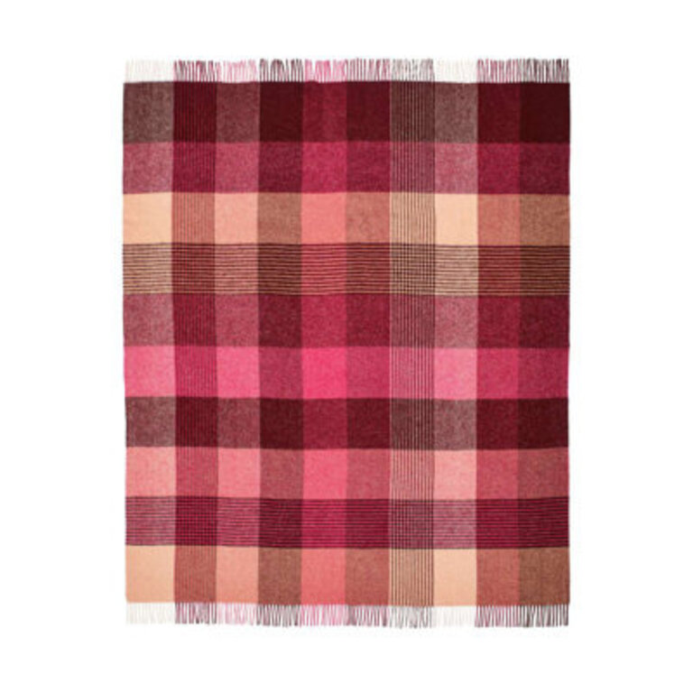 Shetland Wool ThrowBlankets Hand Woven Blanket