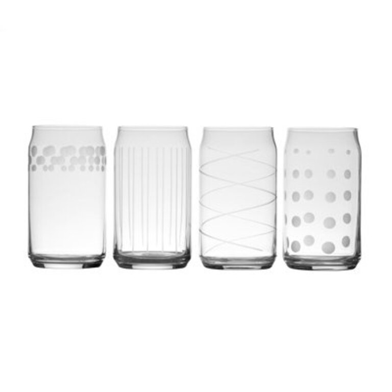 Mikasa Cheers 185 oz Soda Can Seltzer Glasses