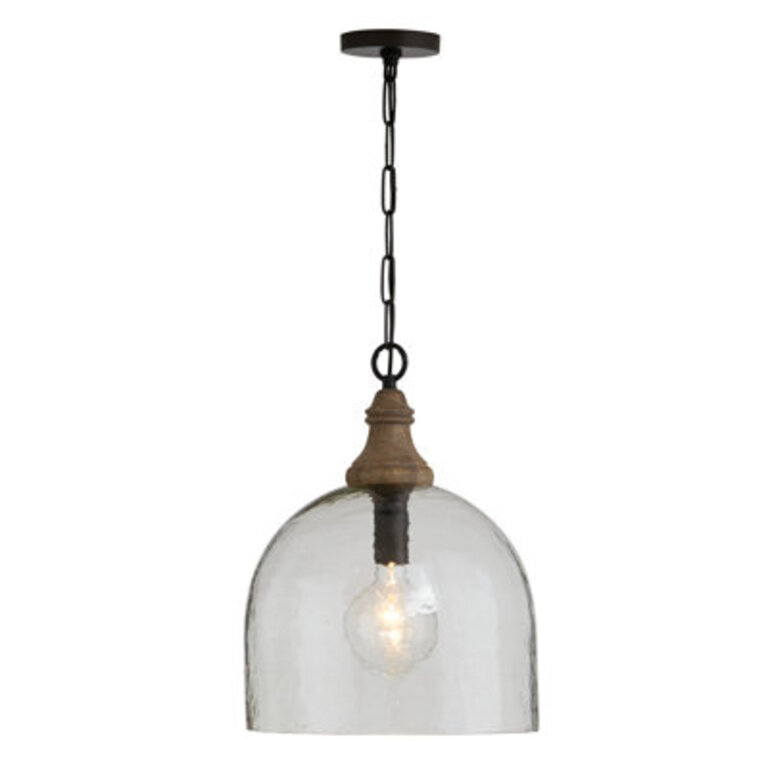 Balzer 1 - Light Dark PewterBrown Single Pendant