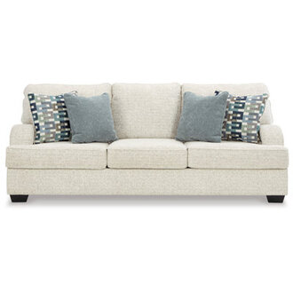 92 Recessed Arm Sofa Bed with Reversible Cushions