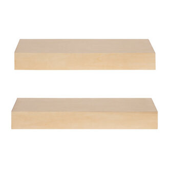 Jeremiah Wood Picture Ledge Floating Shelf Set of 2