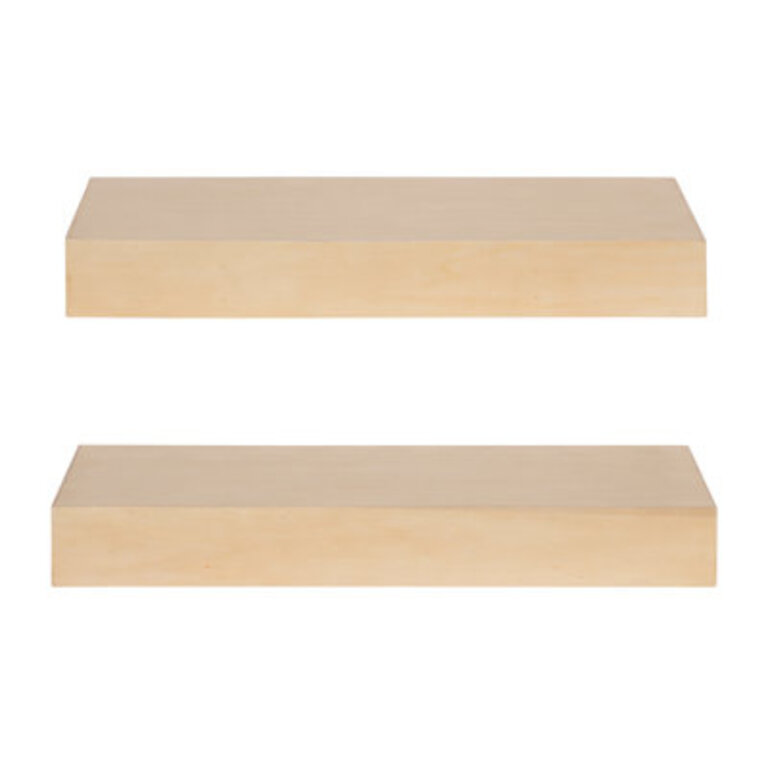 Jeremiah Wood Picture Ledge Floating Shelf Set of 2