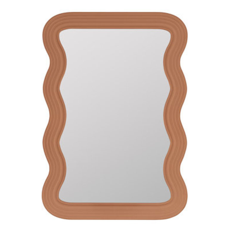 Axinia Wavy Manufactured Wood Accent Mirror