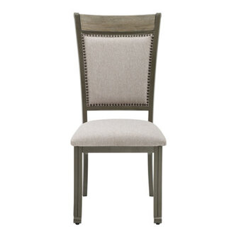 Luker Archstone Upholstered Side Chair in Gray