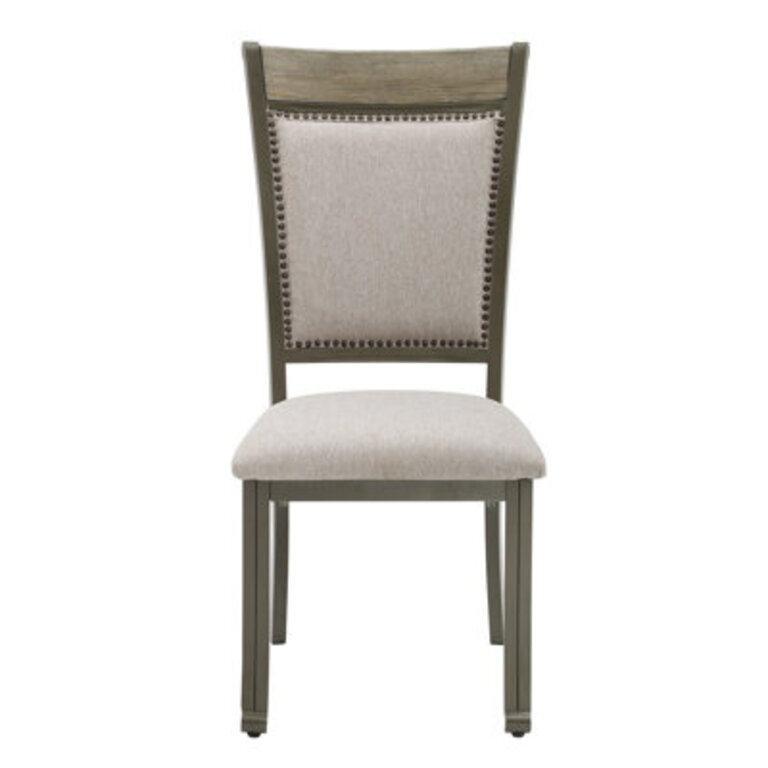 Luker Archstone Upholstered Side Chair in Gray