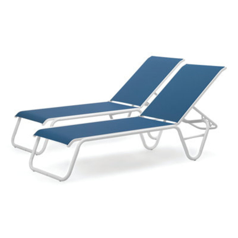 Outdoor Metal Chaise Lounge Set