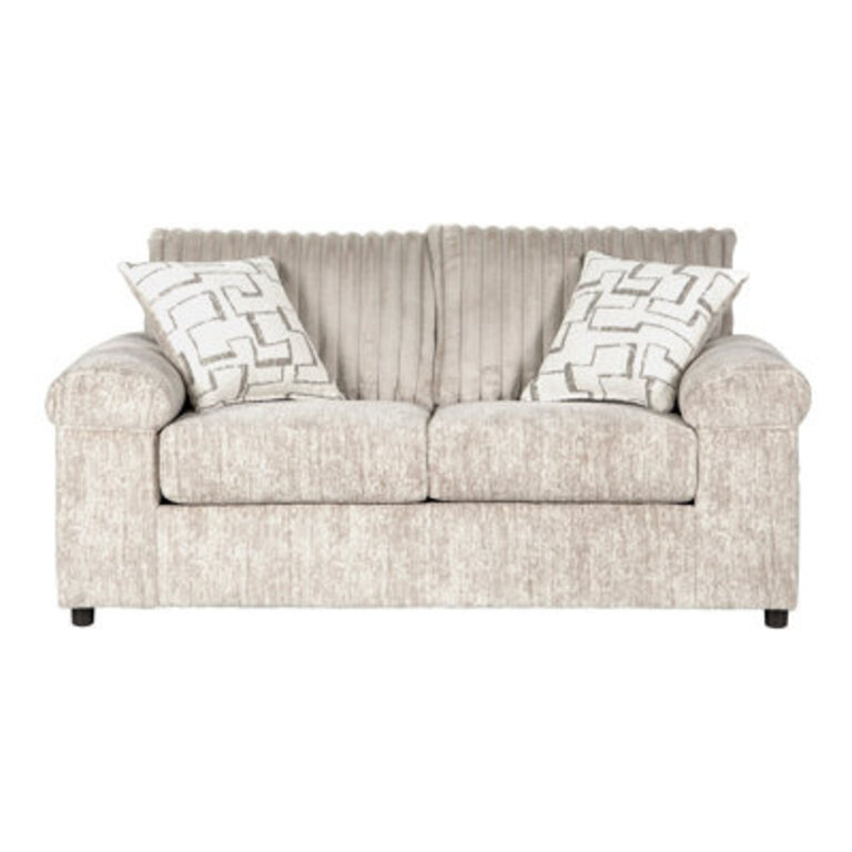 Oliwier Wide Wale Corduroy Sofa Loveseat and Cuddle Chair Set Parchment