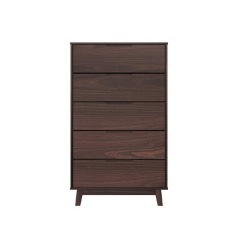 Jerred 5 Drawer Solid Wood Chest