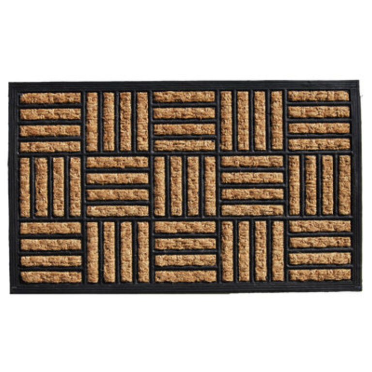 Haberman Non-Slip Striped Outdoor Doormat