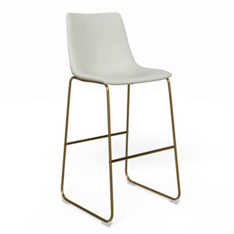 Nia Vegan Leather Bar  Counter Stool