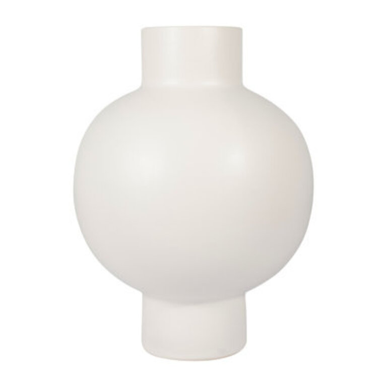 Bronsyn Neutral Round Modern Ceramic Bubble Vase
