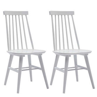 Alvie Modern Farmhouse Windsor Back Dining Chairs Set of 2